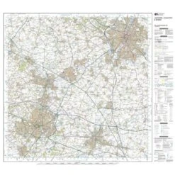 Landranger 140 Leicester Coventry Rugby Map With Digital Version -Outdoor Camping Store go 030946 c