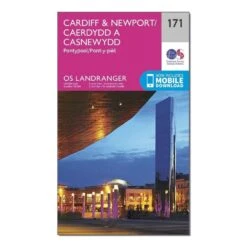 Landranger 171 Cardiff & Newport, Pontypool Map With Digital Version -Outdoor Camping Store go 031506 z