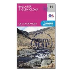 Landranger Active 44 Ballater & Glen Clova Map With Digital Version 9 Landranger Active 44 Ballater & Glen Clova Map With Digital Version -Outdoor Camping Store go 032020 z