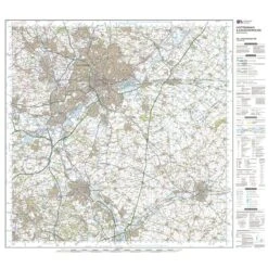 Landranger Active 129 Nottingham Loughborough Melton Mowbray Map With Digital Version -Outdoor Camping Store go 032059 c