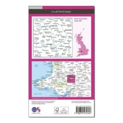 Landranger Active 149 Hereford Leominster Bromyard Ledbury Map With Digital Version -Outdoor Camping Store go 032195 b