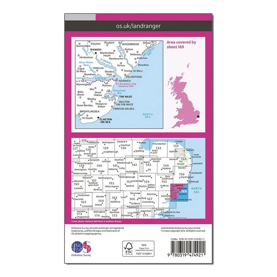 Landranger Active 169 Ipswich, The Naze & Clacton-on-Sea Map With Digital Version 4 Landranger Active 169 Ipswich, The Naze & Clacton-on-Sea Map With Digital Version - Image 2