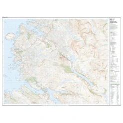 Explorer 445 Foinaven, Arkle, Kylesku & Scourie Map With Digital Version -Outdoor Camping Store go 062878 c