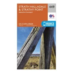 Explorer 449 Strath Halladale & Strathy Point Map With Digital Version -Outdoor Camping Store go 063100 z