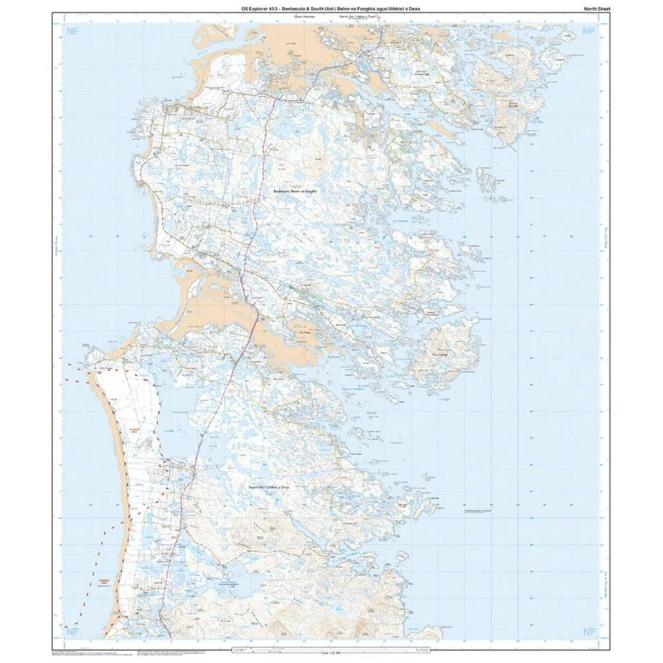 Explorer 453 Benbecula & South Uist Map With Digital Version 4 Explorer 453 Benbecula & South Uist Map With Digital Version - Image 3