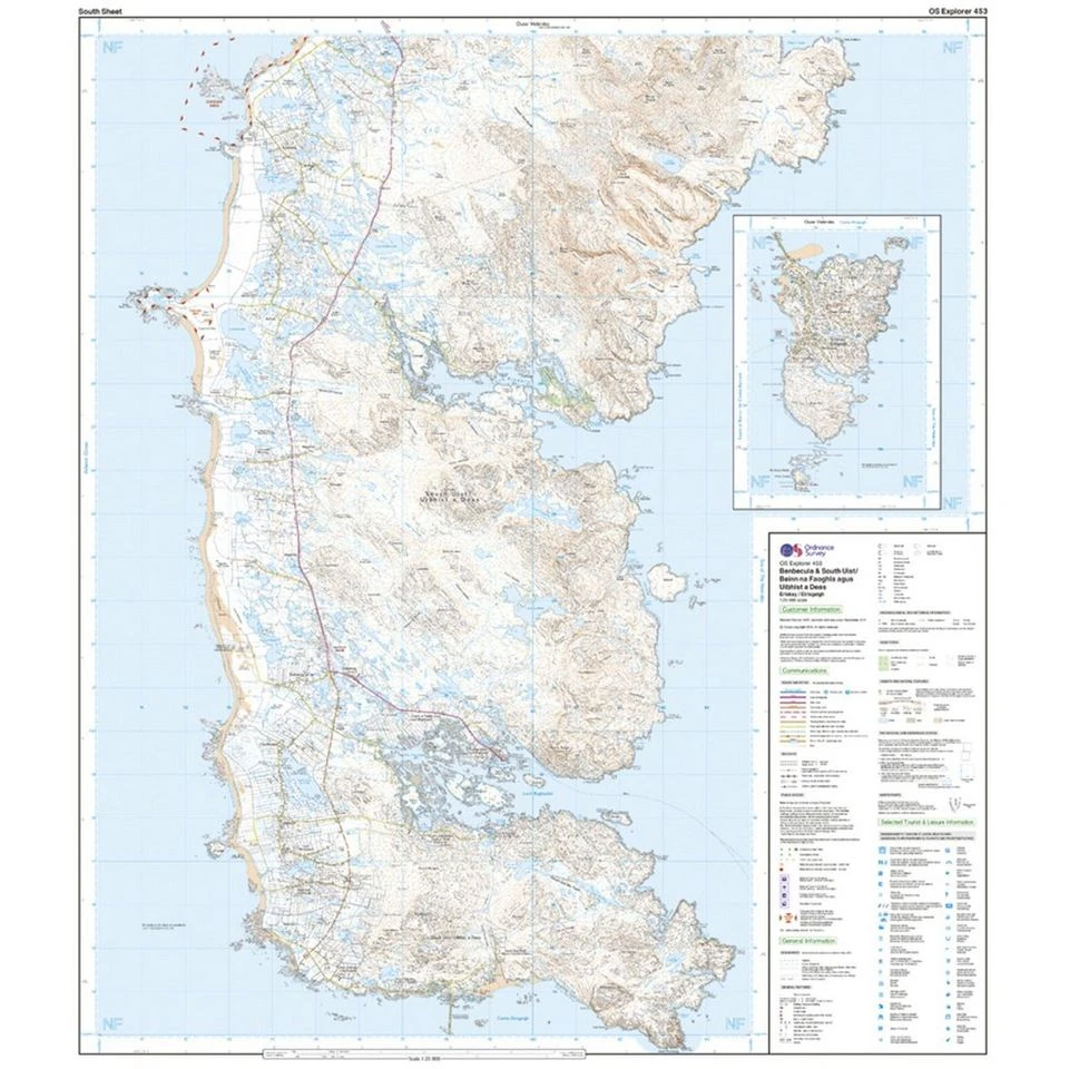 Explorer 453 Benbecula & South Uist Map With Digital Version 5 Explorer 453 Benbecula & South Uist Map With Digital Version - Image 4