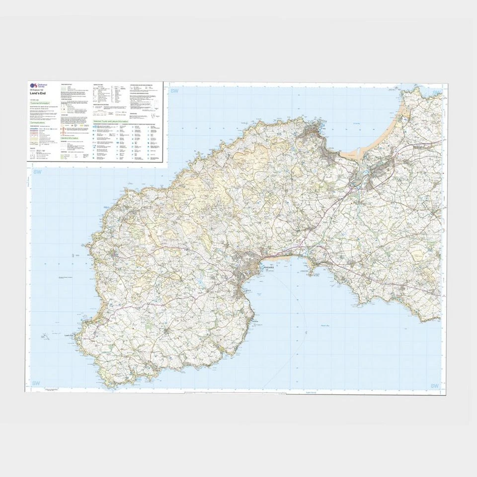Explorer Active 102 Land's End Map With Digital Version 5 Explorer Active 102 Land's End Map With Digital Version - Image 3
