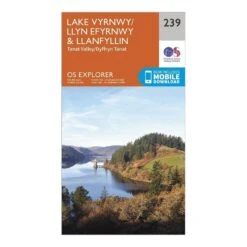 Explorer 239 Lake Vyrnwy & Llanfyllin Map With Digital Version -Outdoor Camping Store go 069192 z