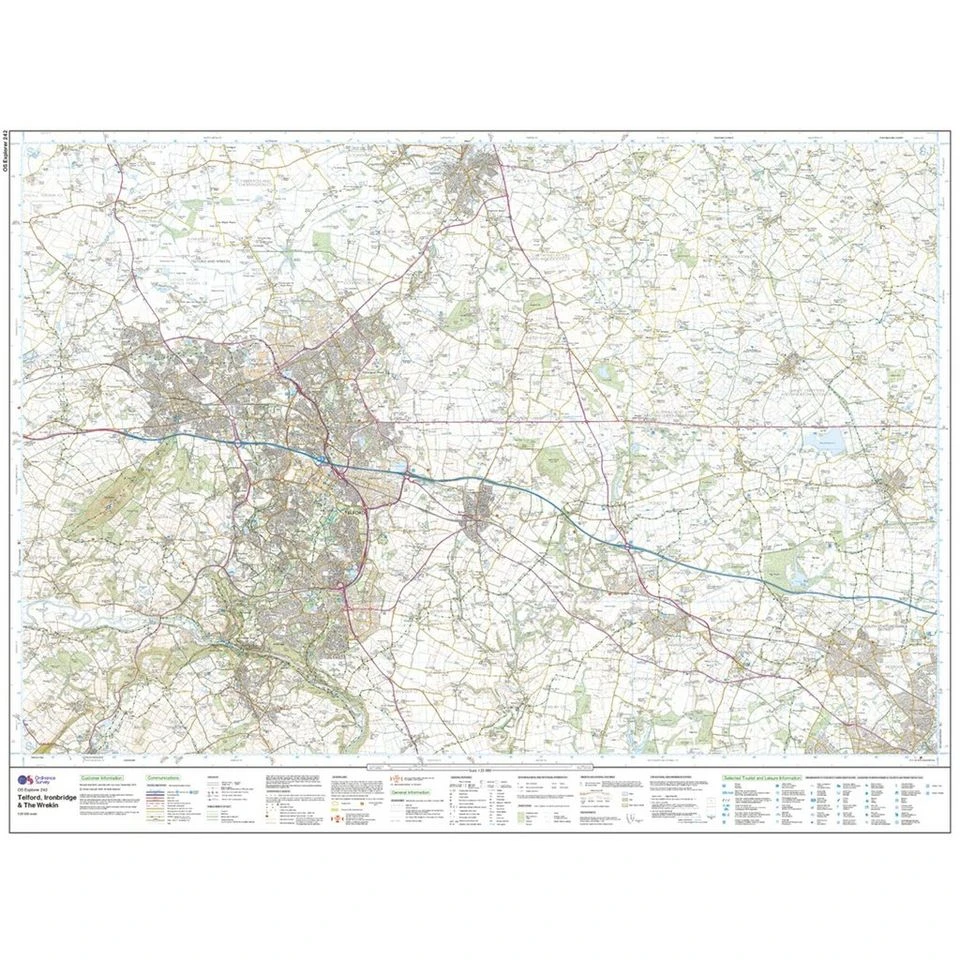Explorer 242 Telford, Ironbridge & The Wrekin Map With Digital Version 5 Explorer 242 Telford, Ironbridge & The Wrekin Map With Digital Version - Image 3