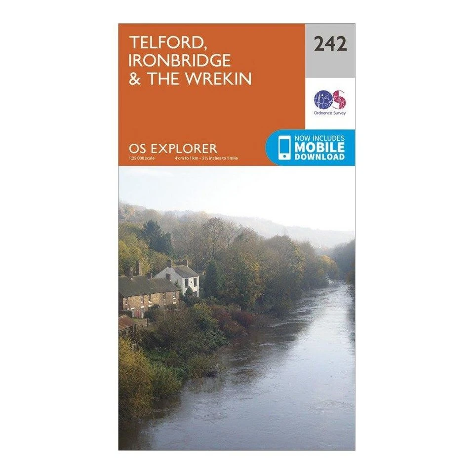 Explorer 242 Telford, Ironbridge & The Wrekin Map With Digital Version 6 Explorer 242 Telford, Ironbridge & The Wrekin Map With Digital Version - Image 4