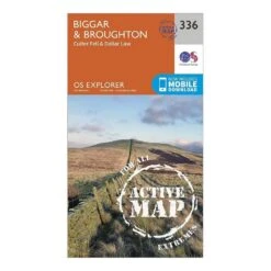 Explorer Active 336 Biggar & Broughton Map With Digital Version -Outdoor Camping Store go 074203 z