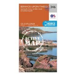 Explorer Active 346 Berwick-upon-Tweed Map With Digital Version