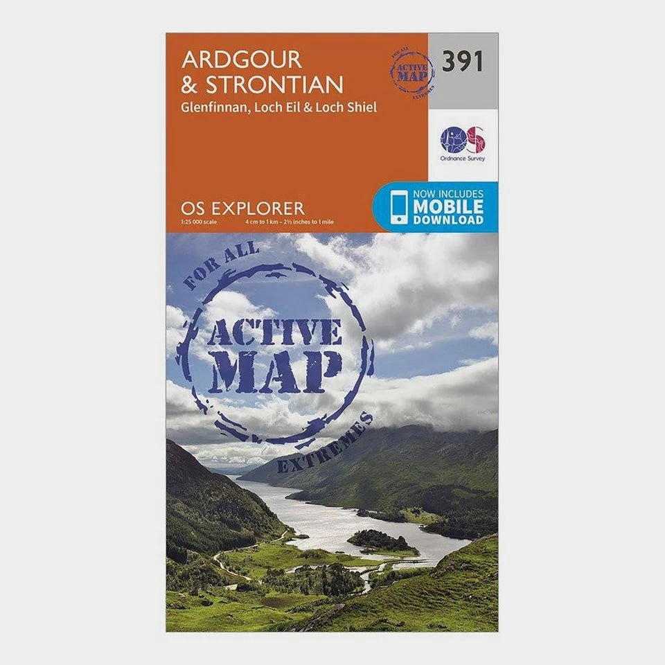 Explorer Active 391 Ardgour & Strontian Map With Digital Version 3 Explorer Active 391 Ardgour & Strontian Map With Digital Version