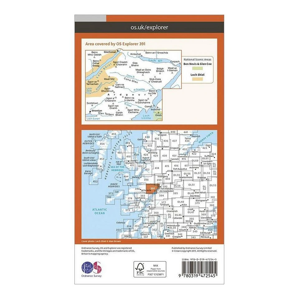 Explorer Active 391 Ardgour & Strontian Map With Digital Version 4 Explorer Active 391 Ardgour & Strontian Map With Digital Version - Image 2