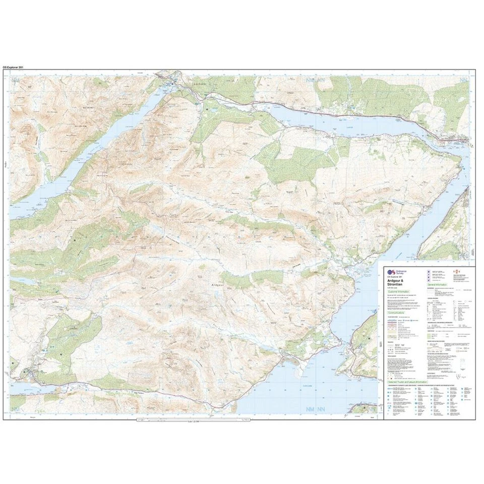 Explorer Active 391 Ardgour & Strontian Map With Digital Version 5 Explorer Active 391 Ardgour & Strontian Map With Digital Version - Image 3