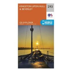 Explorer 293 Kingston Upon Hull & Beverley Map With Digital Version -Outdoor Camping Store go 078950 z