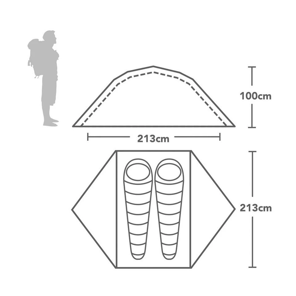 MSR Hubba Hubba NX 2-Person Backpacking Tent 4 MSR Hubba Hubba NX 2-Person Backpacking Tent - Image 2