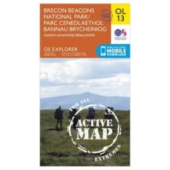 Explorer Active Brecon Beacons National Park - Eastern Area Map With Digital Version -Outdoor Camping Store go 194682 z