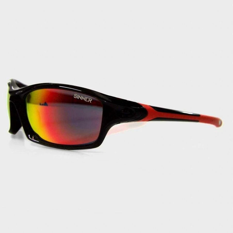SINNER Eaton Sunglasses (Shiny Black / Red Revo) 3 SINNER Eaton Sunglasses (Shiny Black / Red Revo)